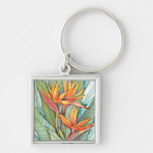 Tropical Botanical Paradise II Key Ring