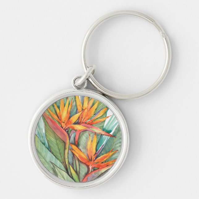Tropical Botanical Paradise II Key Ring (Front)
