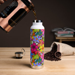 Tropical Botanical  Water Bottle