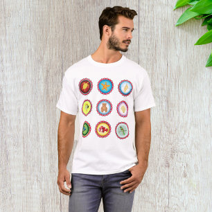Tropical Bottle Caps Design Ocean and Wildlife  T-Shirt