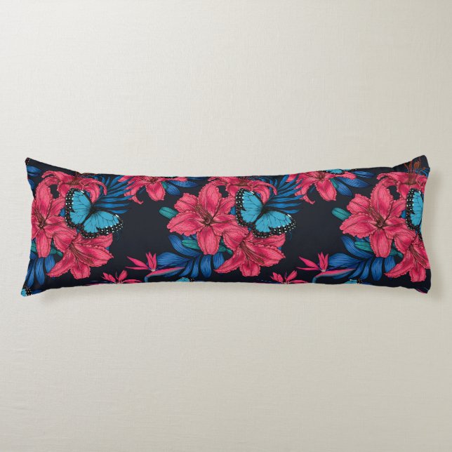 Tropical bouquet body cushion (Front)