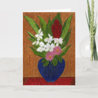 Tropical Bouquet Card