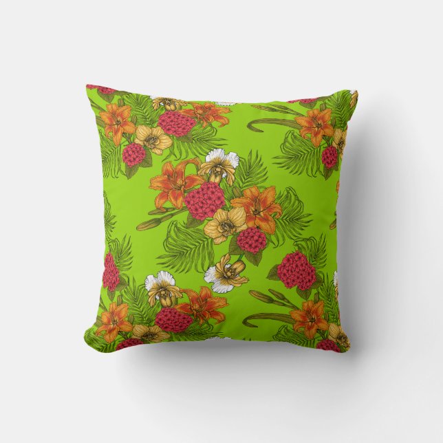 Tropical bouquet cushion (Front)
