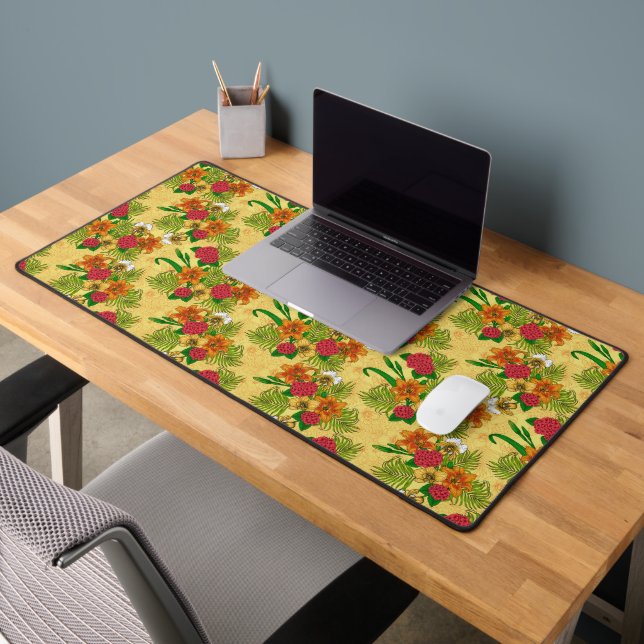 Tropical bouquet desk mat (Office 2)