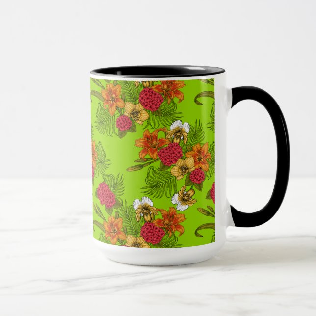 Tropical bouquet mug (Right)