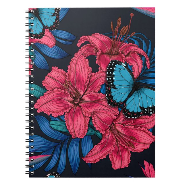 Tropical bouquet notebook (Front)