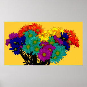 Tropical Bouquet Poster