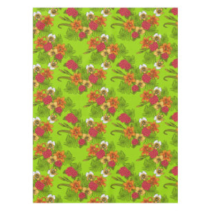 Tropical bouquet tablecloth