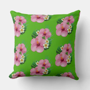 Tropical Bouquet throw Pillow