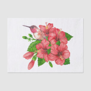 Tropical bouquet tissue paper
