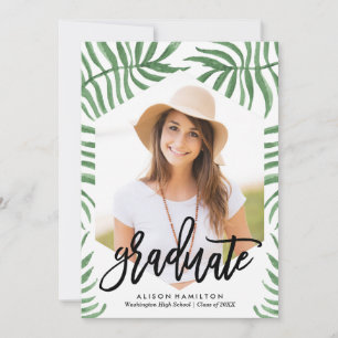 Tropical Breeze Graduation Announcement