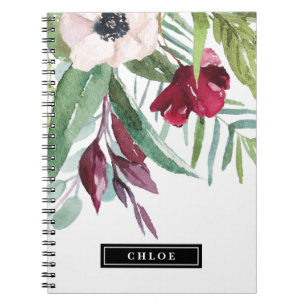 Tropical Breeze Personalised Spiral Notebook