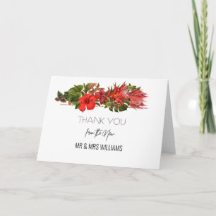 Tropical Breeze Wedding Gift Thank You Card