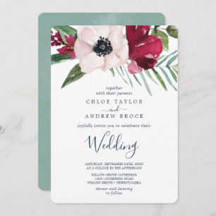 Tropical Breeze Wedding Invitation