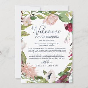 Tropical Breeze Welcome Letter & Itinerary