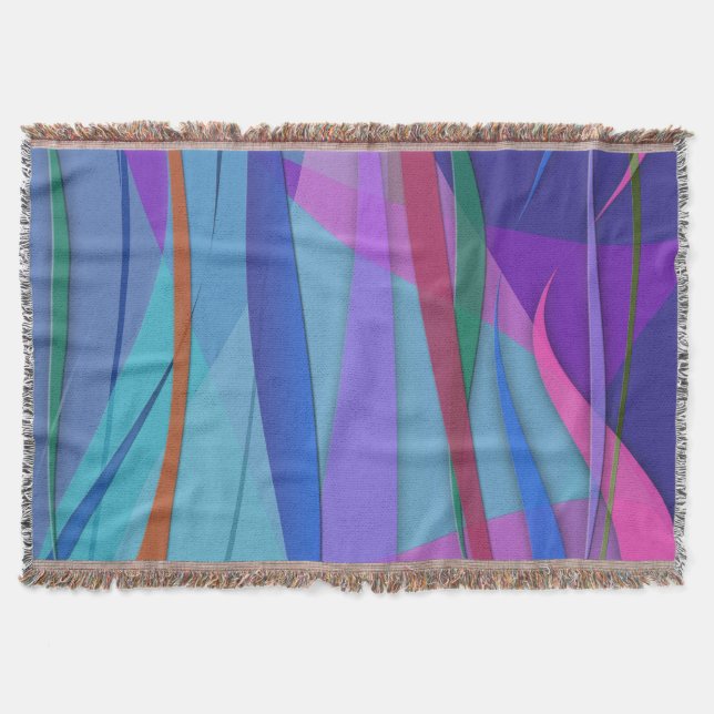 Tropical Breezes Throw Blanket (Front)