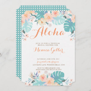 Tropical Bridal Shower Invitation
