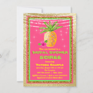 Tropical Bridal Shower Invitation