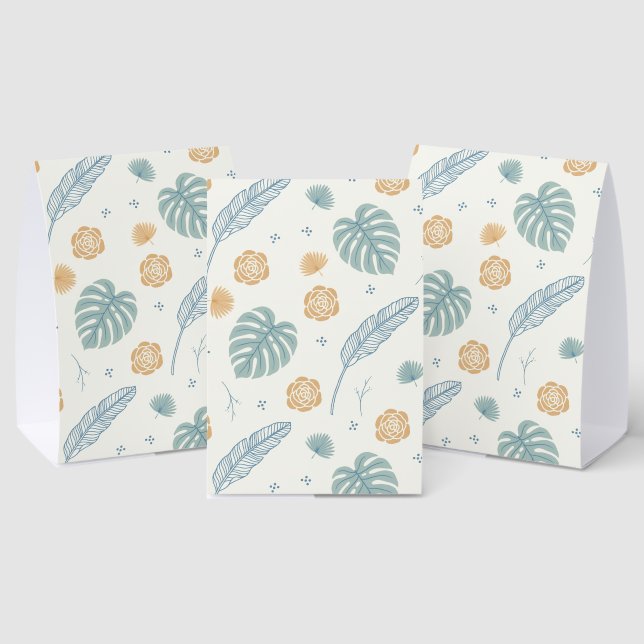 Tropical Bridal Shower Pattern Boho Palm Leaves  (Insitu(Multi))