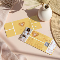 Tropical Bridal Shower Pickleball Party Ticket