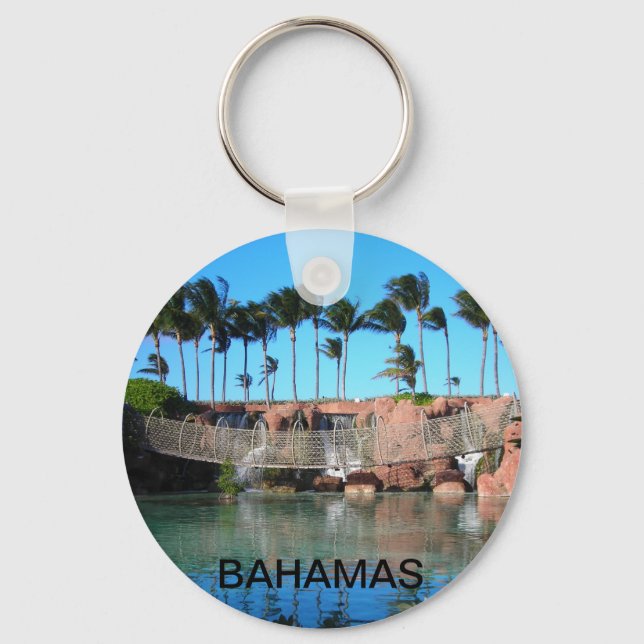 Tropical Bridge Key Ring (Front)