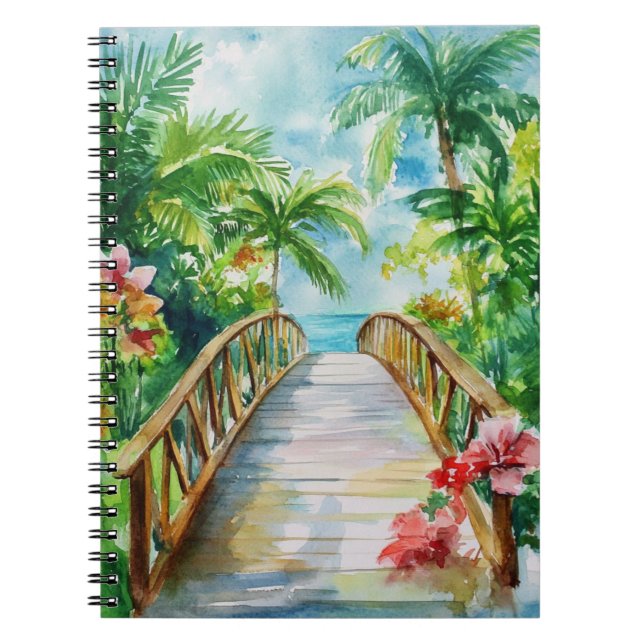 Tropical Bridge Notebook (Front)