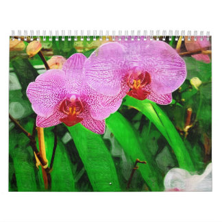tropical bromeliad & orchids, fairchild tropical g calendar