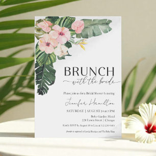 Tropical Brunch with the Bride Bridal Shower Invitation