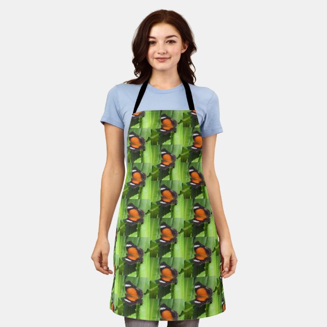 Tropical Butterfly Apron (Worn)