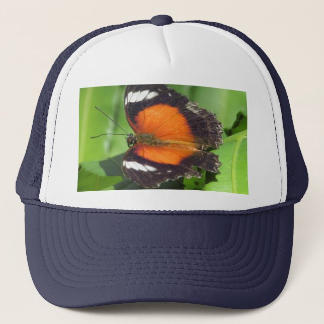 Tropical Butterfly Trucker Hat (Front)