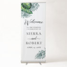 Tropical Calligraphy Wedding Welcome