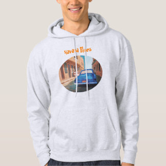 Tropical Caribbean Hooded Sweatshirt – Havana Blue