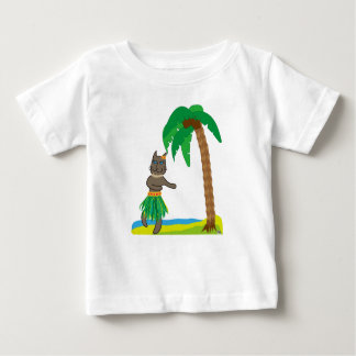 Tropical cat baby T-Shirt