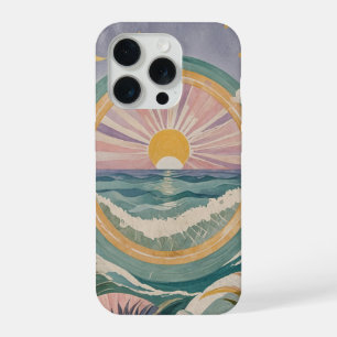 Tropical Celestial Shore iPhone 15 Pro Case