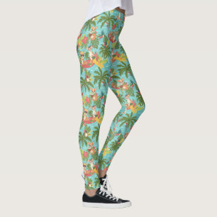 Tropical Chihuahua Beach Vibes Leggings