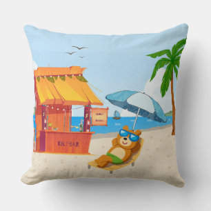 Tropical Chill Zone – Beach Vibes Cushion