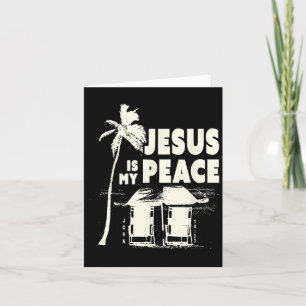 Tropical Christian Beach Biblical Quote Jesus Is M Card