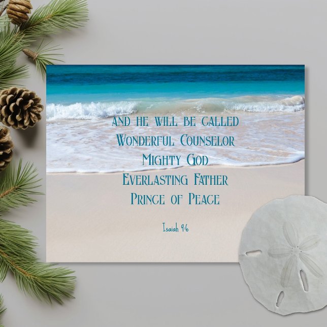 Tropical Christian Christmas Affordable Postcard (Creator Uploaded)