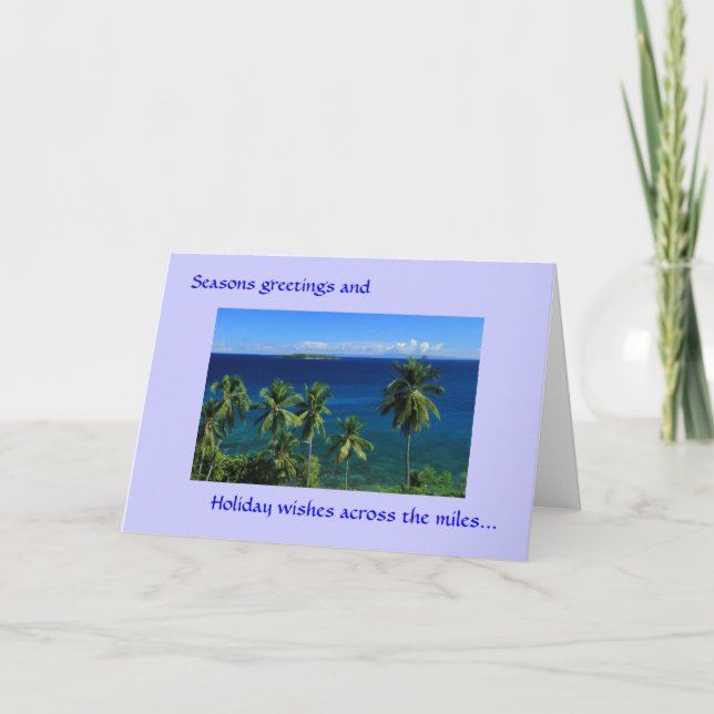 Tropical Christmas Card (Front)