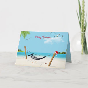 Tropical Christmas Hammock Card