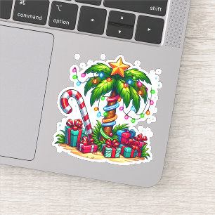 Tropical Christmas Holiday Palm Tree