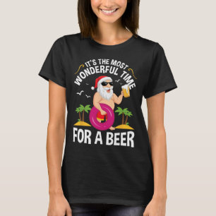 Tropical Christmas It's The Most Wonderful Time Fo T-Shirt