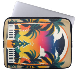 Tropical Christmas Laptop Sleeve