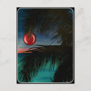 'Tropical Christmas Morning' Postcard