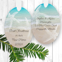 Tropical Christmas New Home Coastal Theme