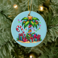 Tropical Christmas Palm Tree