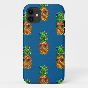 Tropical Christmas Pineapple Warm Xmas iPhone 11 Case