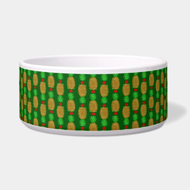Tropical Christmas Pineapple Warm Xmas Holiday Gre (Front)
