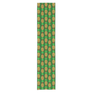 Tropical Christmas Pineapple Warm Xmas Holiday Gre Short Table Runner