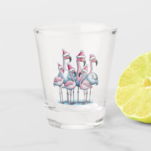 Tropical Christmas Shot Glass